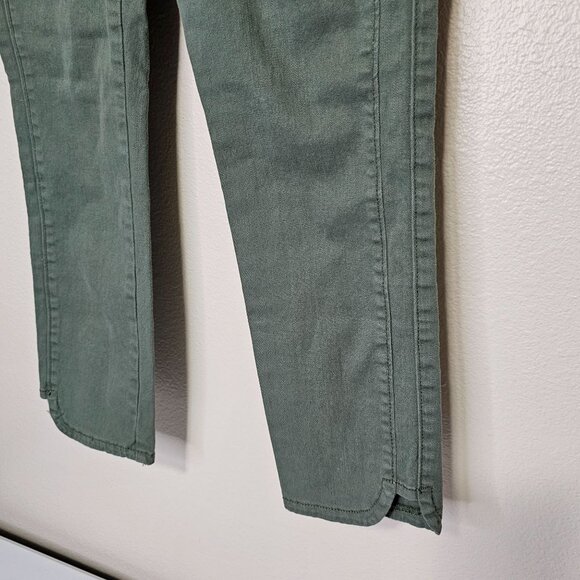 Pilcro And The Letterpress 26p Jeans Green Stet Stretch Preppy Low Rise - Picture 3 of 9